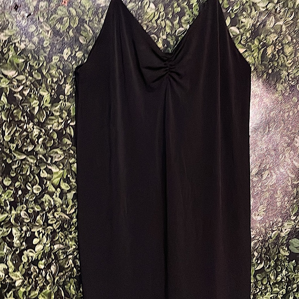 Bershka Black Sexy Sheath Midi Dress Spaghetti Strap Looks Amazing On - Picture 6 of 15